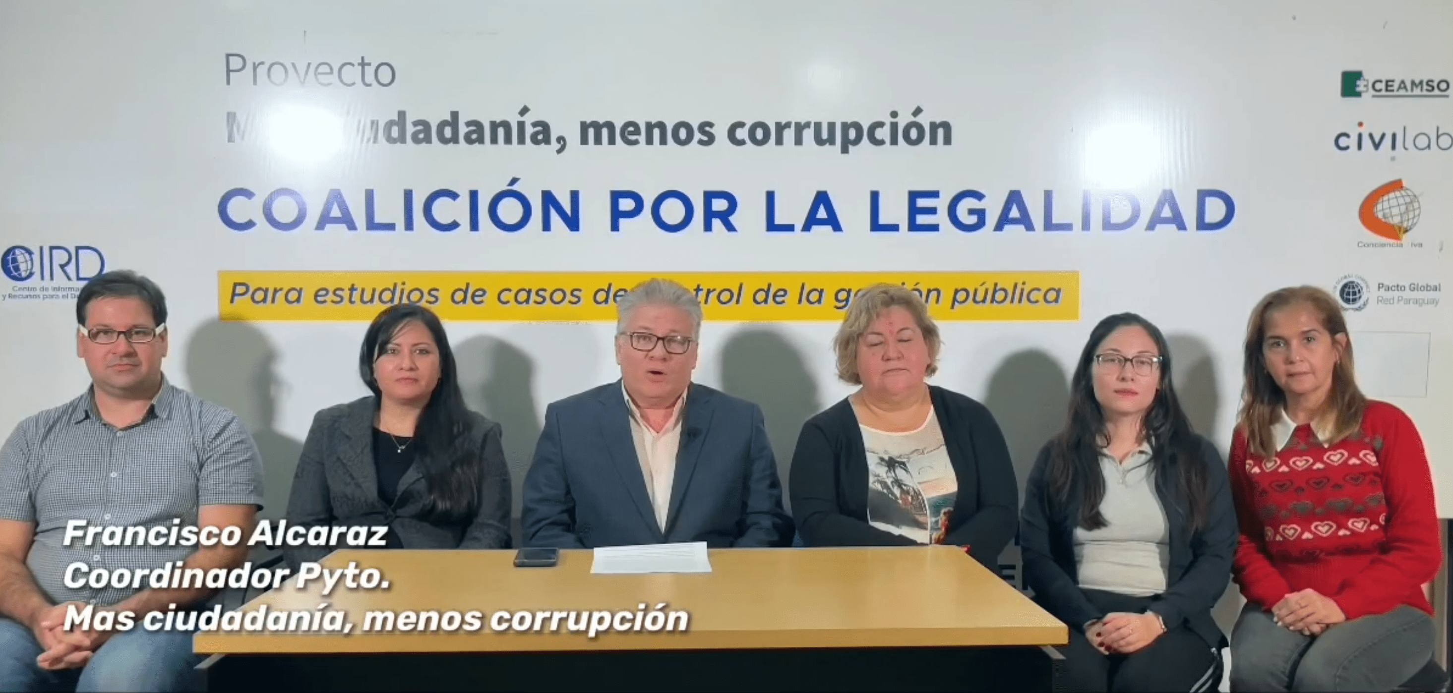 La Coalición por la Legalidad solicitó y logró VETO a ley que modifica un artículo que podría beneficiar a corruptos